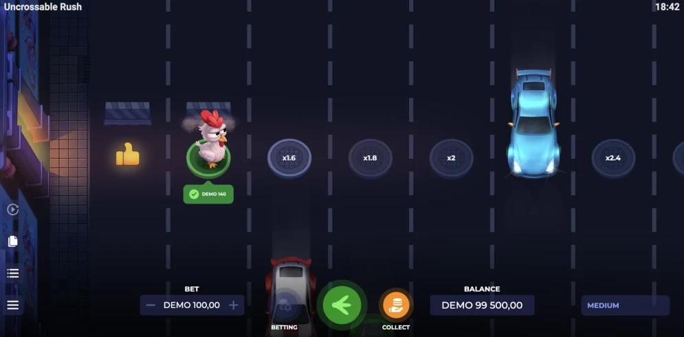 Uncrossable Rush